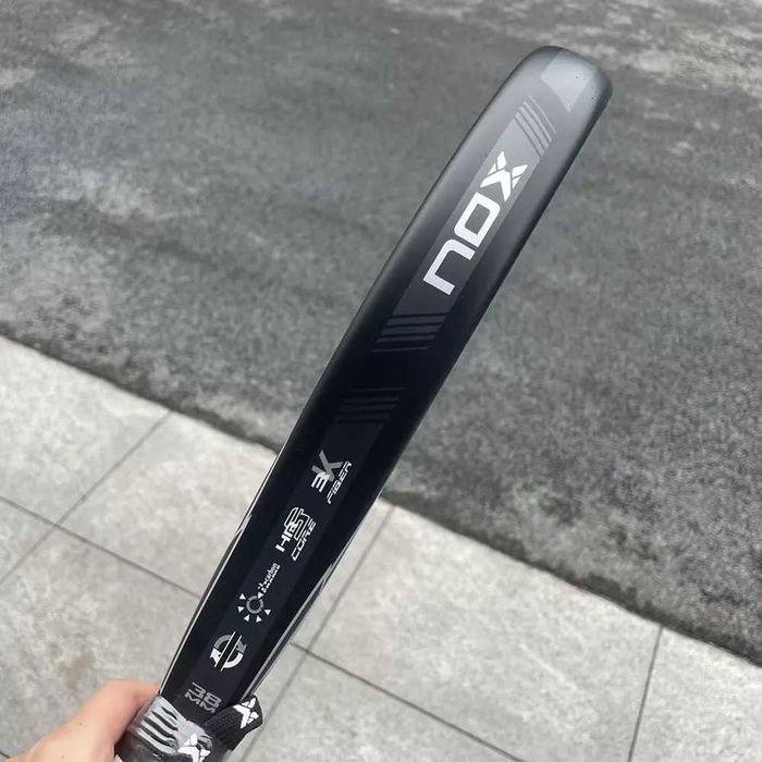 Rakieta do tenisa Padel 3K z włókna węglowego z miękką pamięcią Eva