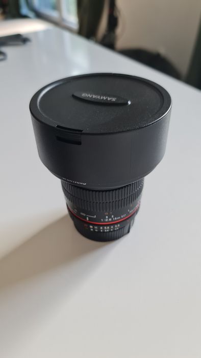 Samyang 14 mm F 2.8 dla Nikon + filtry z holderem