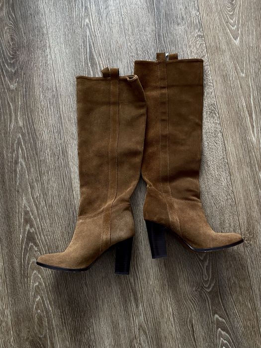 Чоботи жіночі massimo dutti 36 розмір натуральна шкіра