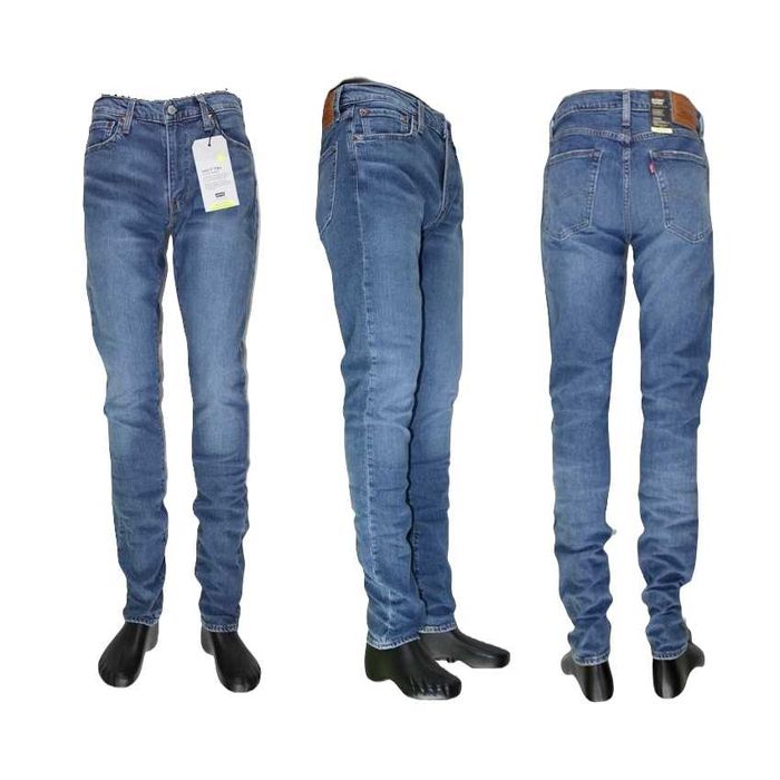 Męskie jeansy Levi's Skinny Taper Levis Flex nowe oryg. Levisy W33/L36