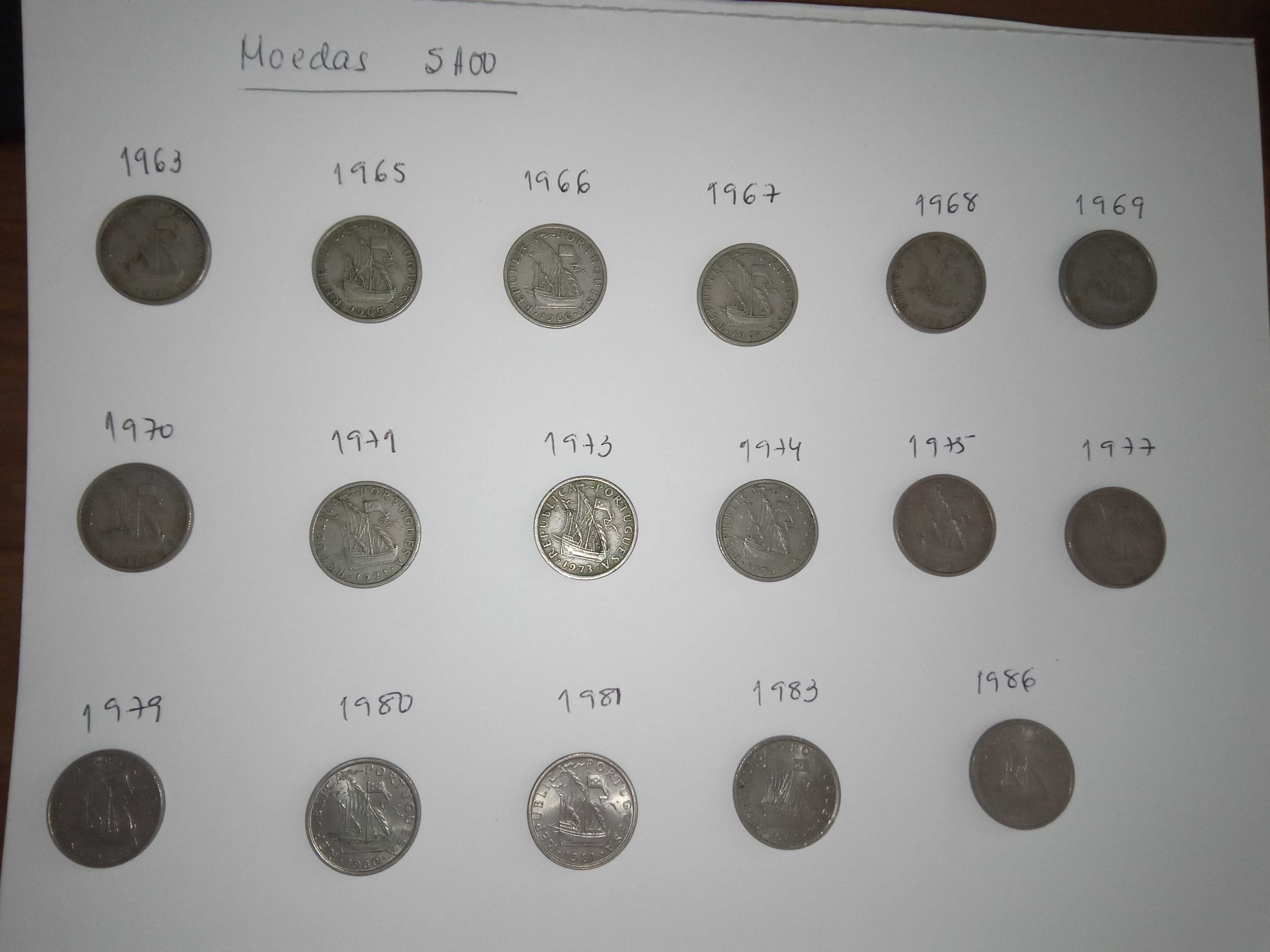 Lote de Moedas de 10 centavos em aluminío