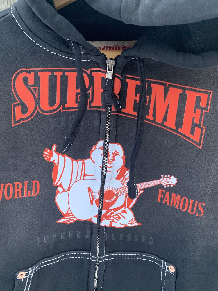 Supreme true religion zip hoodie