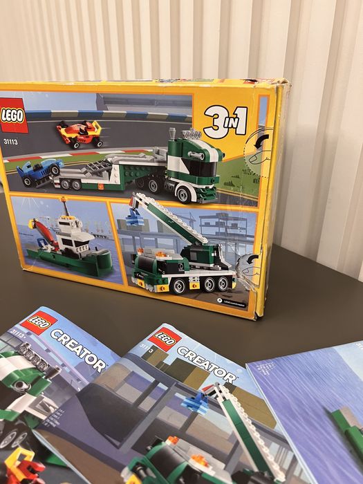 Lego creator 3в1 Транспортер гоночних автомобілів