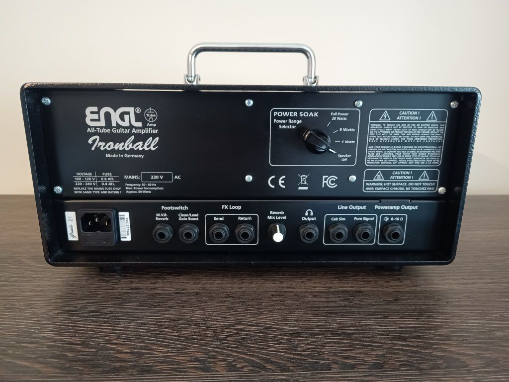 Wzmacniacz gitarowy, lampowy Engl Ironball E606 + footswitch