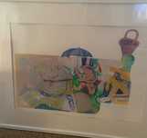 Serigrafia Júlio Pomar , prova de artista