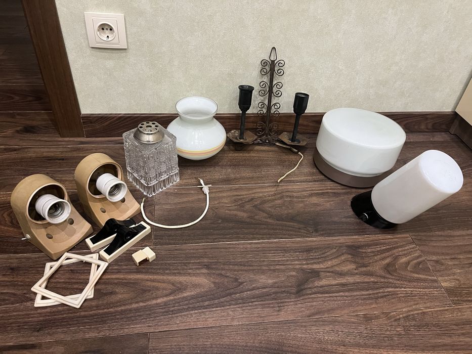 Лампа светильник плафон бра ссср