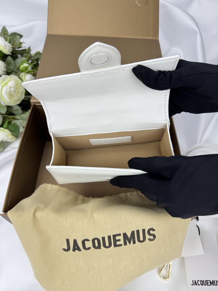 Сумка Jacquemus Mini шкіра | коричнева, біла