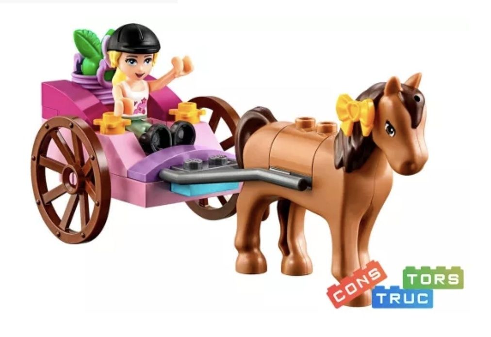 Lego. Лошадь и карета Стефани