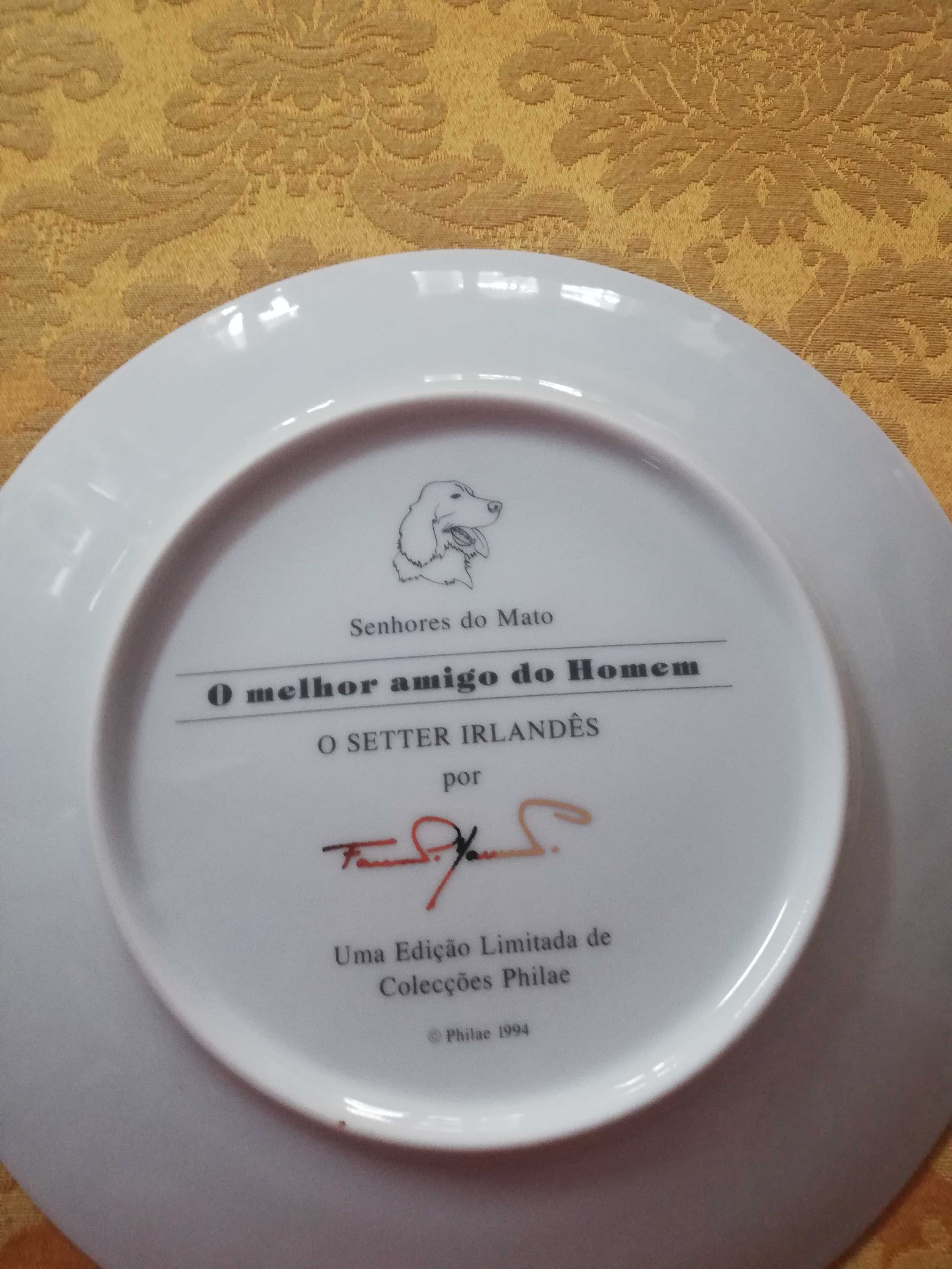 Prato Colecções PHILAE " O Setter Irlandês ", ed. limitada