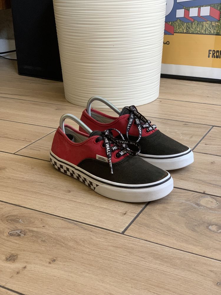 Niskie tenisówki trampki Vans era w kratkę checkered