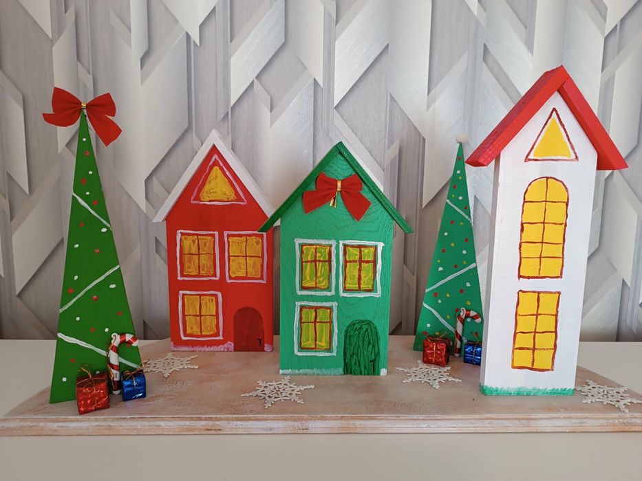 Різдвяний декор з дерева