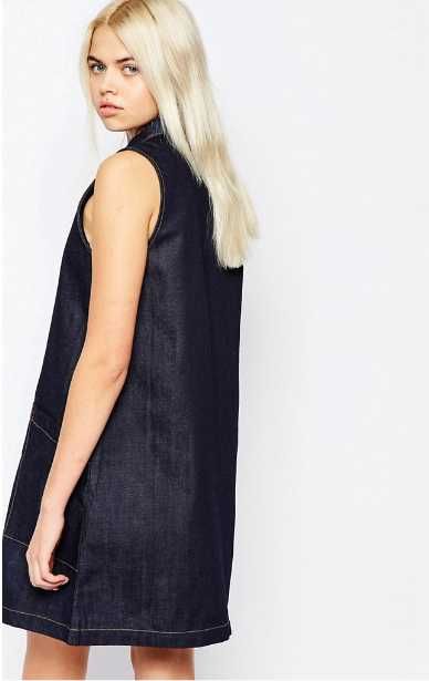 Monki  рр S (XS бирка) платье из денима