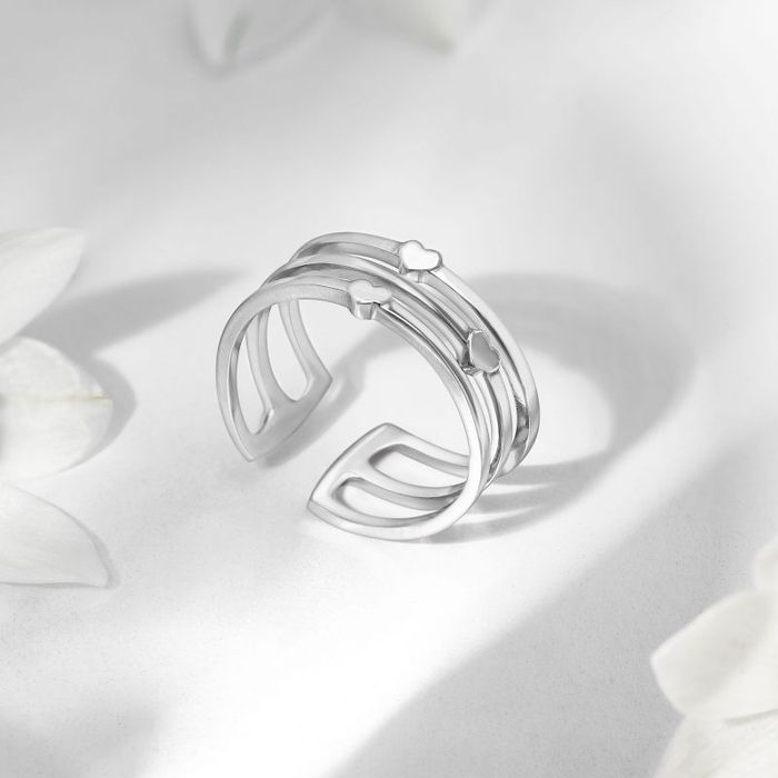 Каблучка срібна Minimal