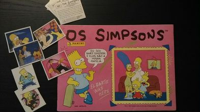 Caderneta Panini Simpsons - 1991