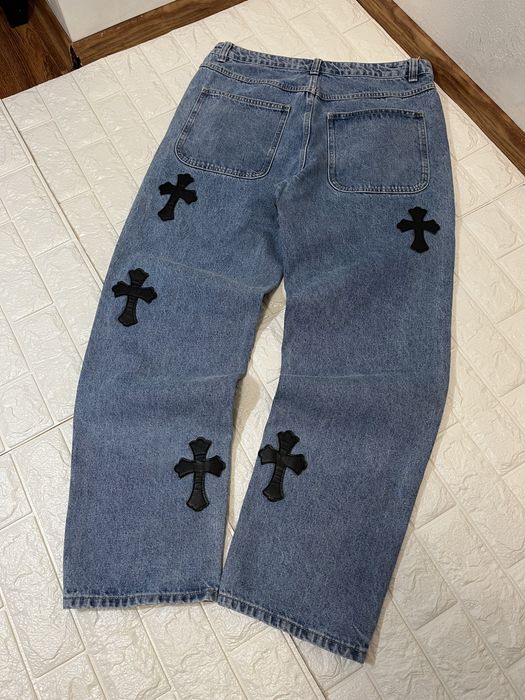 Chrome hearts type jeans хром хартс джинси y2k opium drip drill