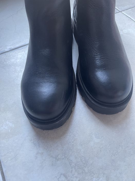 Guess botki skórzane trapery 39