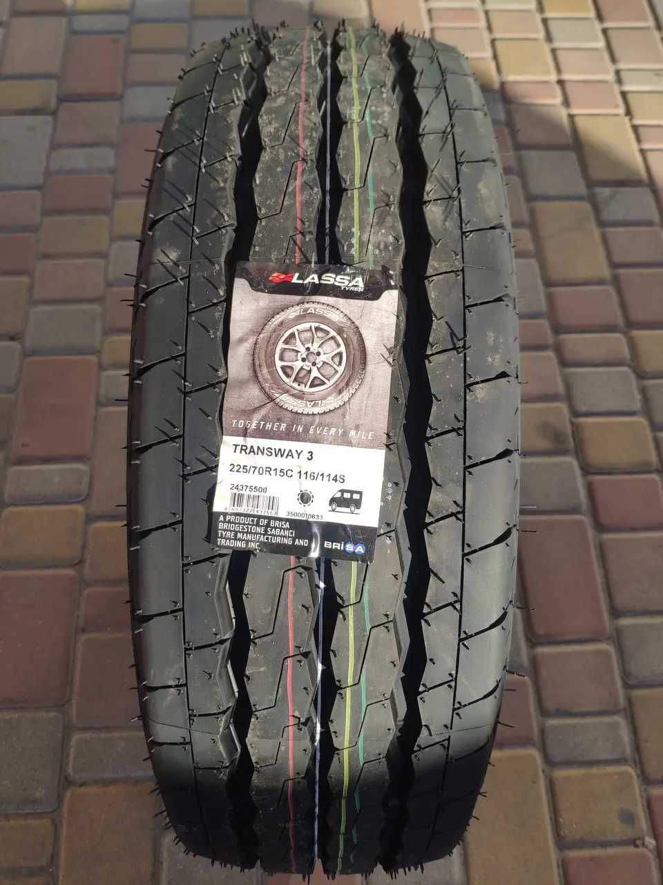 Шини 225/70R15C	LASSA	TRANSWAY 3 | нові літні 4шт