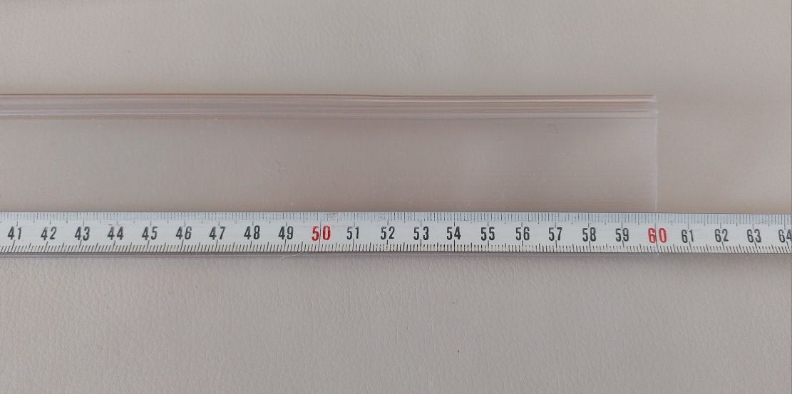 Etykiety listwy cenowe samoprzylepne 60x4,5 cm - 18 sztuk