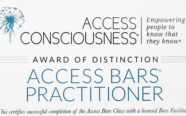 Sesje Access Bars® - serdecznie zapraszam
