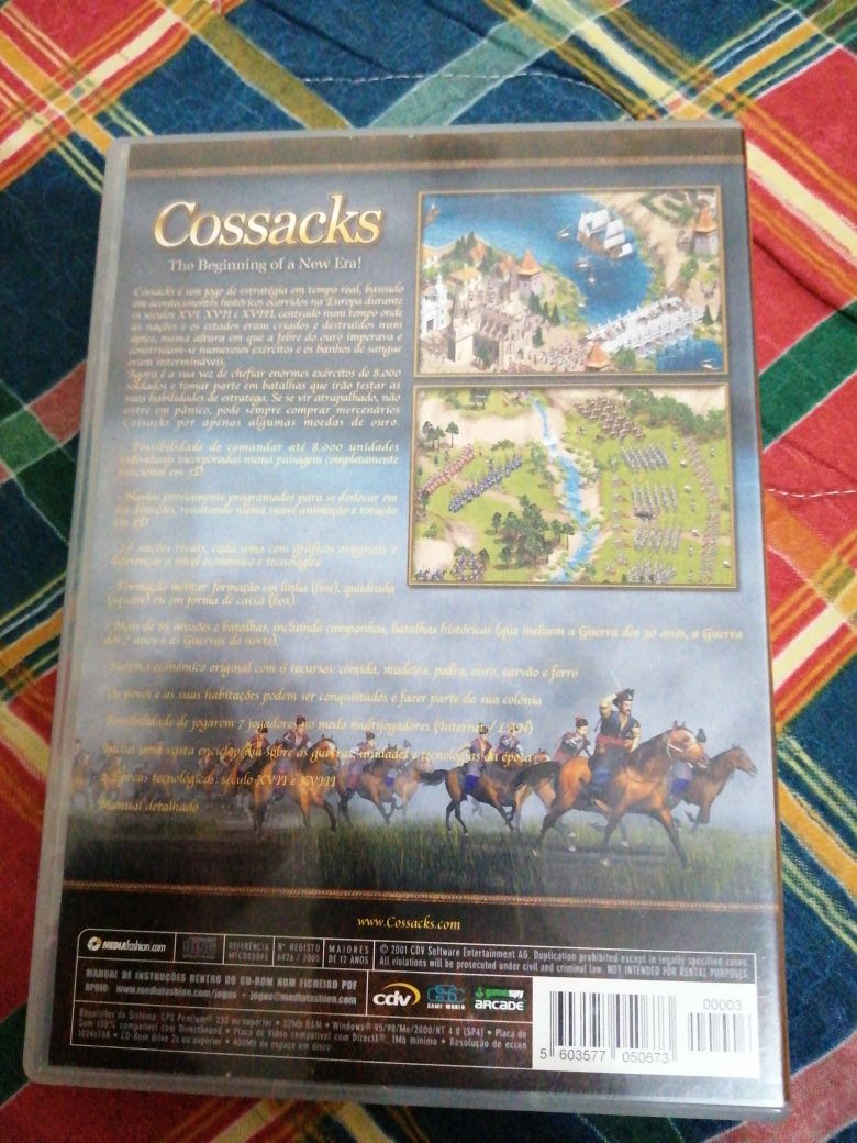 Jogo para PC cossacks