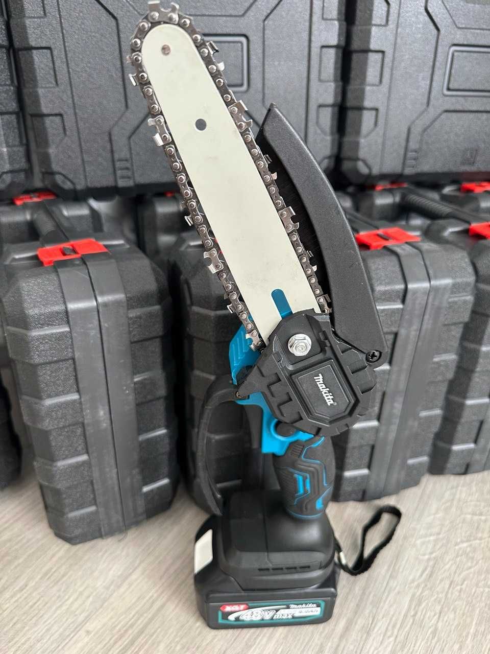 Мини пила 16cm makita аккумуляторная цепная міні пилка макита