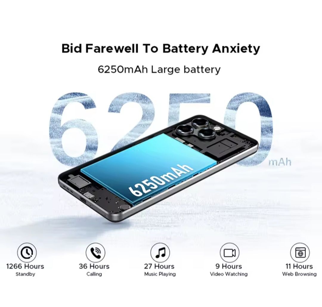Doogee note 58 _8/128 GB _black+ годинник