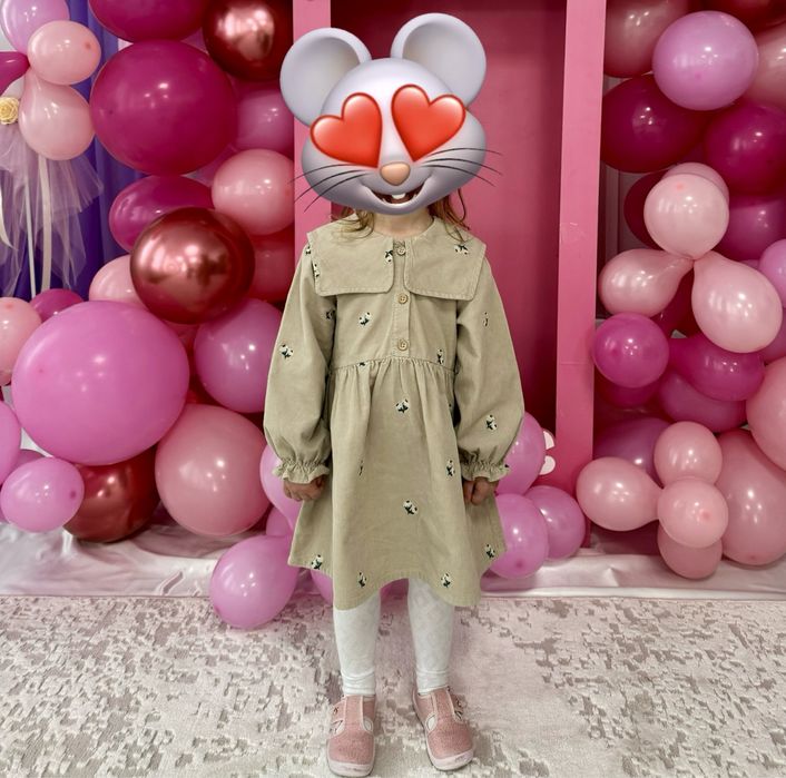 Вельветова сукня Zara 110 104