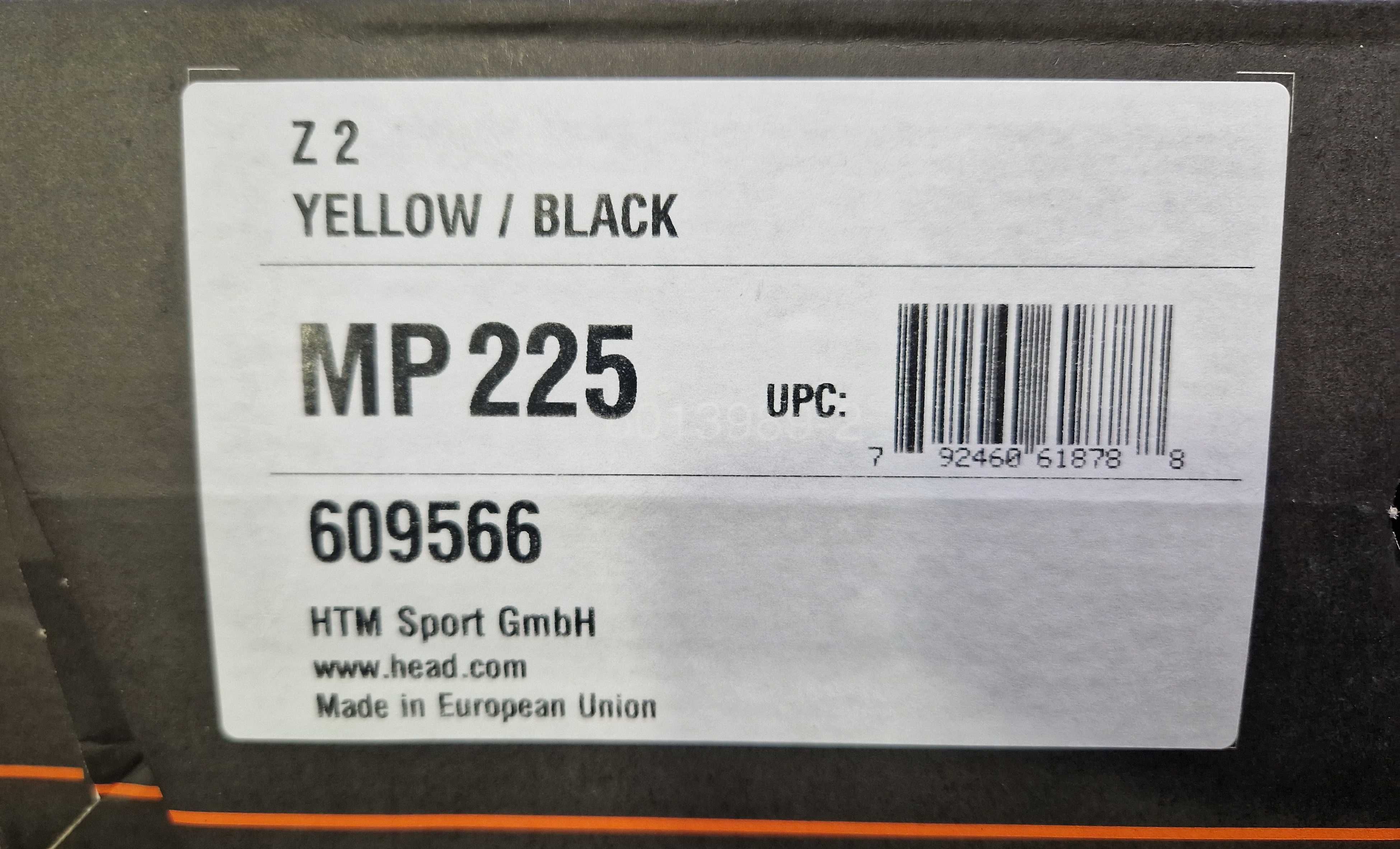 Черевики гірськолижні Head Z2 Black Yellow MP 225