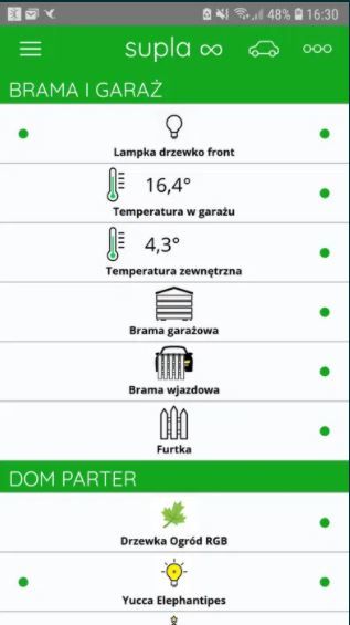 DOM INTELIGENTNY, SMART HOME -bramy, rolety, oświetlenie, system SUPLA