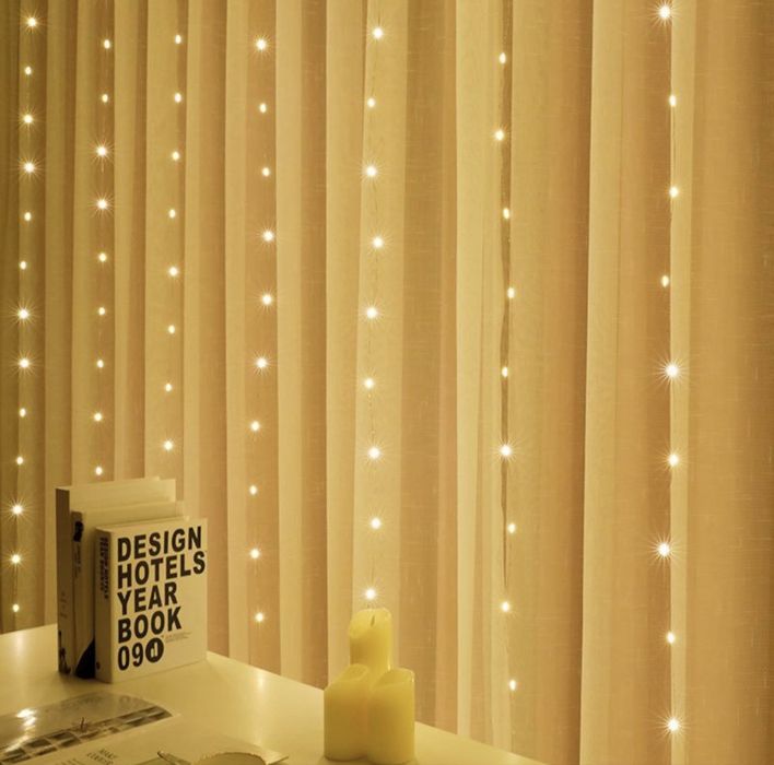 Гирлянда штора 3*3м