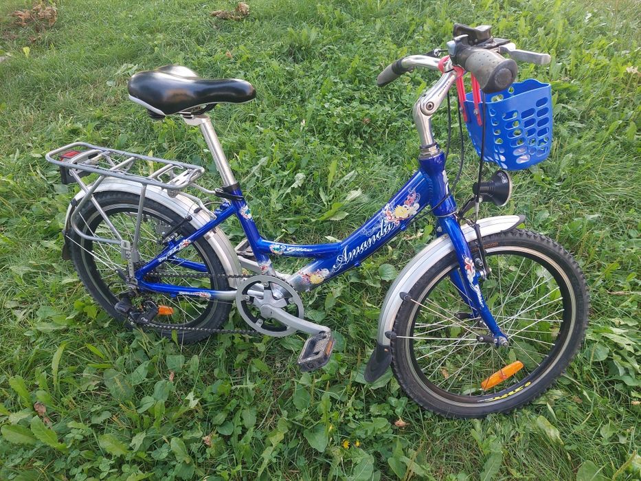 Rower 20 cali niebieski 1x6