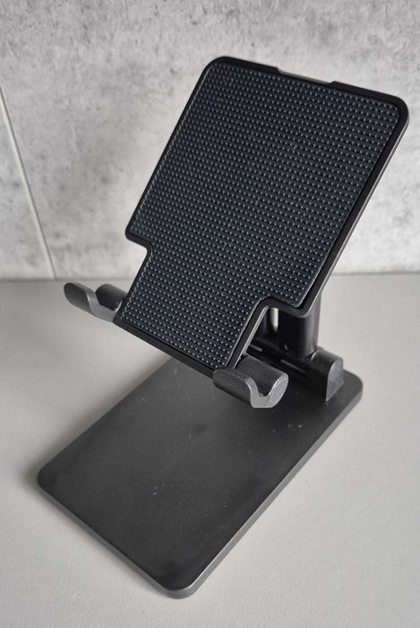 Podstawka Stojak Na Telefon Tablet Uchwyt Składany czarny