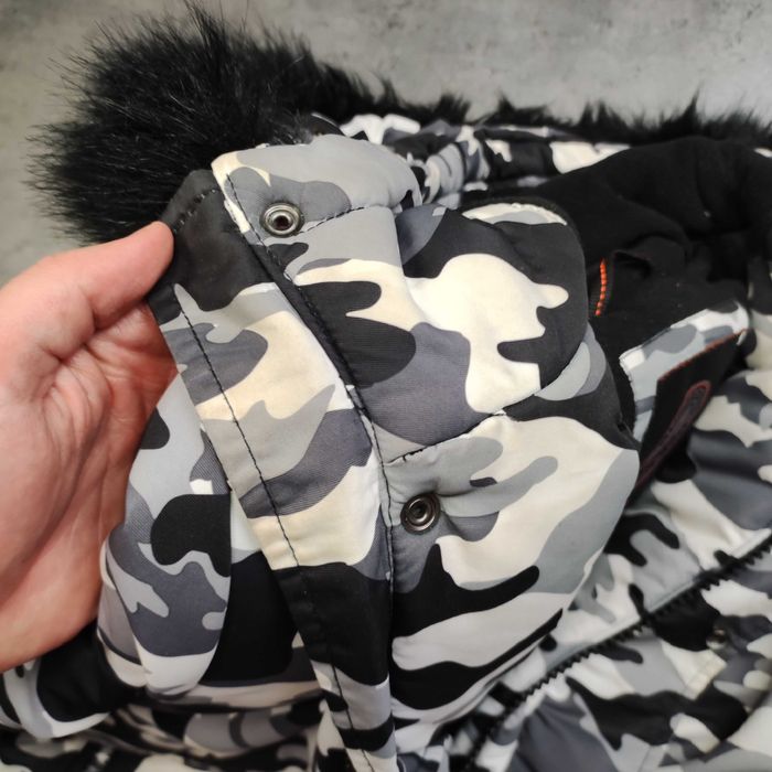 MĘSKA Kurtka Bomberka PREMIUM Zimowa Superdry Expedition Moro Camo