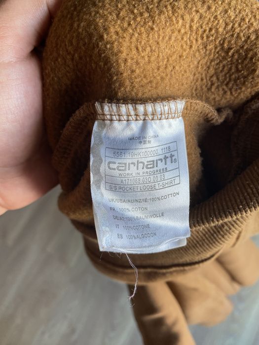 Hoodie carhartt castanho M