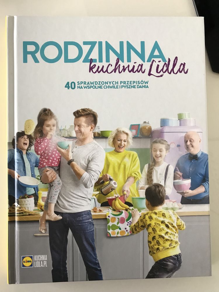 Książka z przepisami Lidl rodzinna kuchnia Lidla 40 przepisów