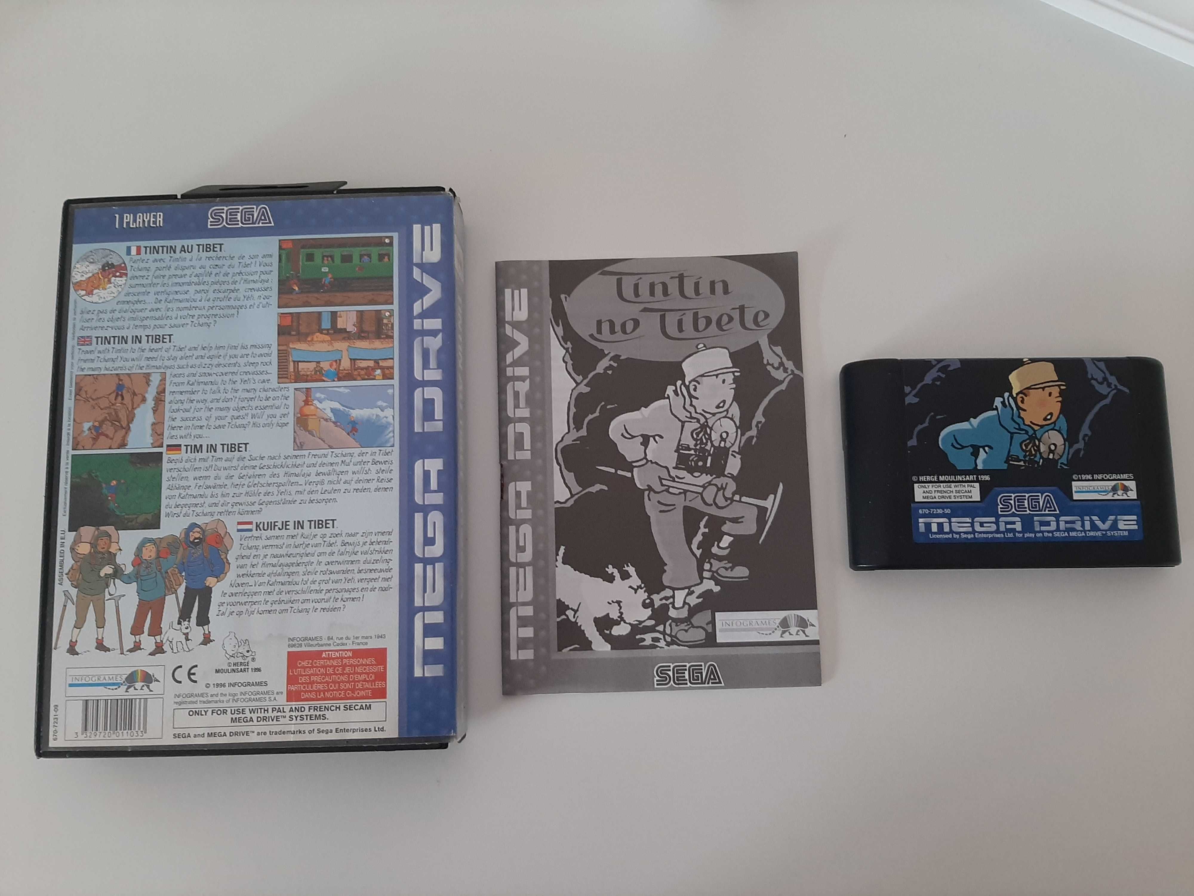 Tintin In Tibet (Sega Mega Drive)