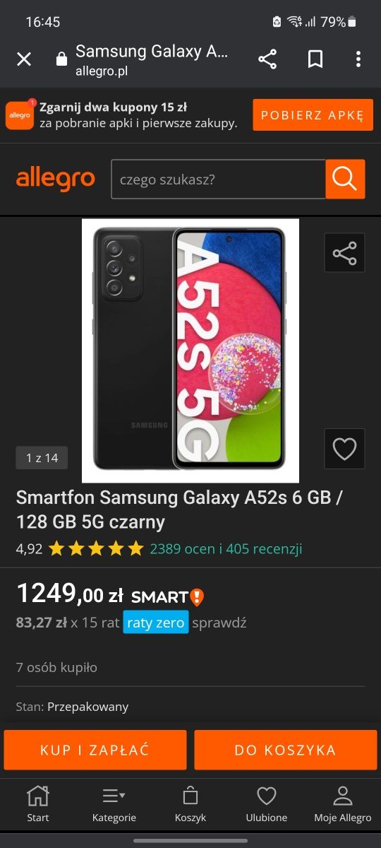 Samsung galaxy a 52s 5g