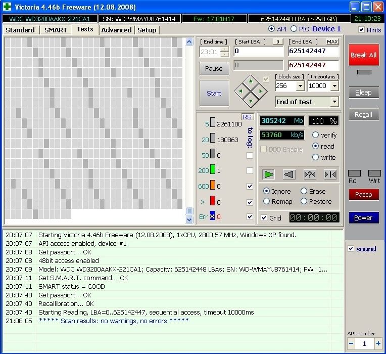 Винчестер (жесткий диск) SATA и IDE 80ГБ, 320ГБ, 500ГБ, 1ТБ