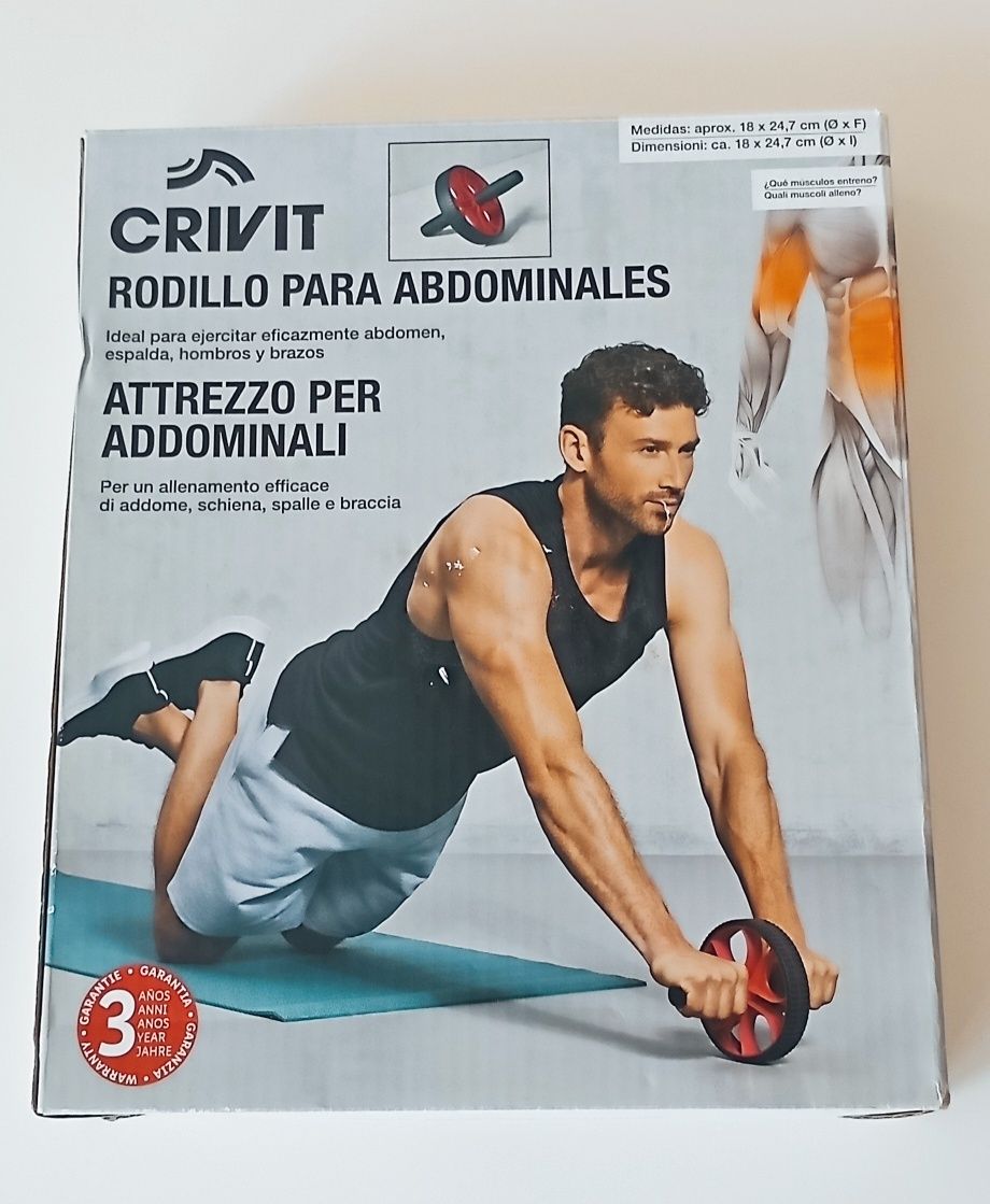 Rolo de roda abdominal