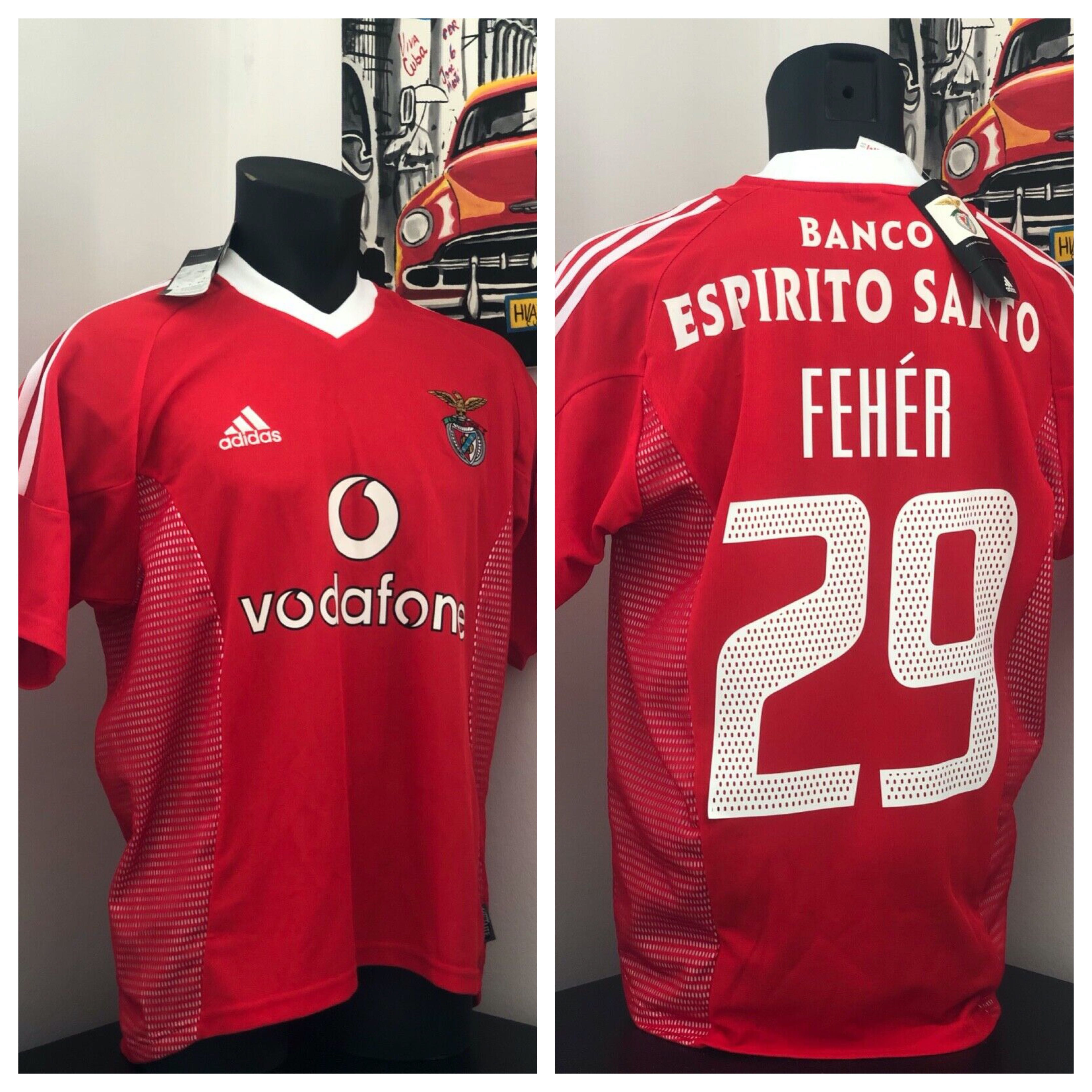 Camisola SL Benfica 2002/2003 Nova M Oficial