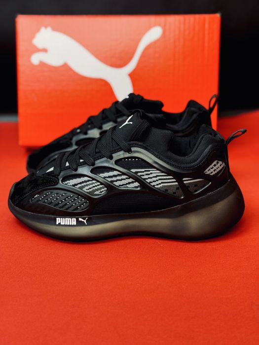 Puma красовки мужские на осень / осінні кросівки Пума чоловічі чорні