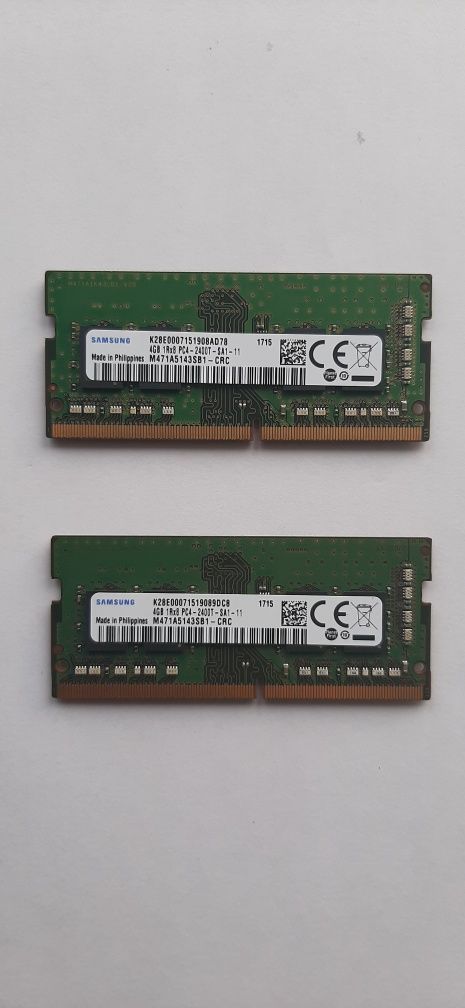 Оперативна пам'ять для ноутбуків SO-DIMM Samsung DDR4, 8Gb, 2400