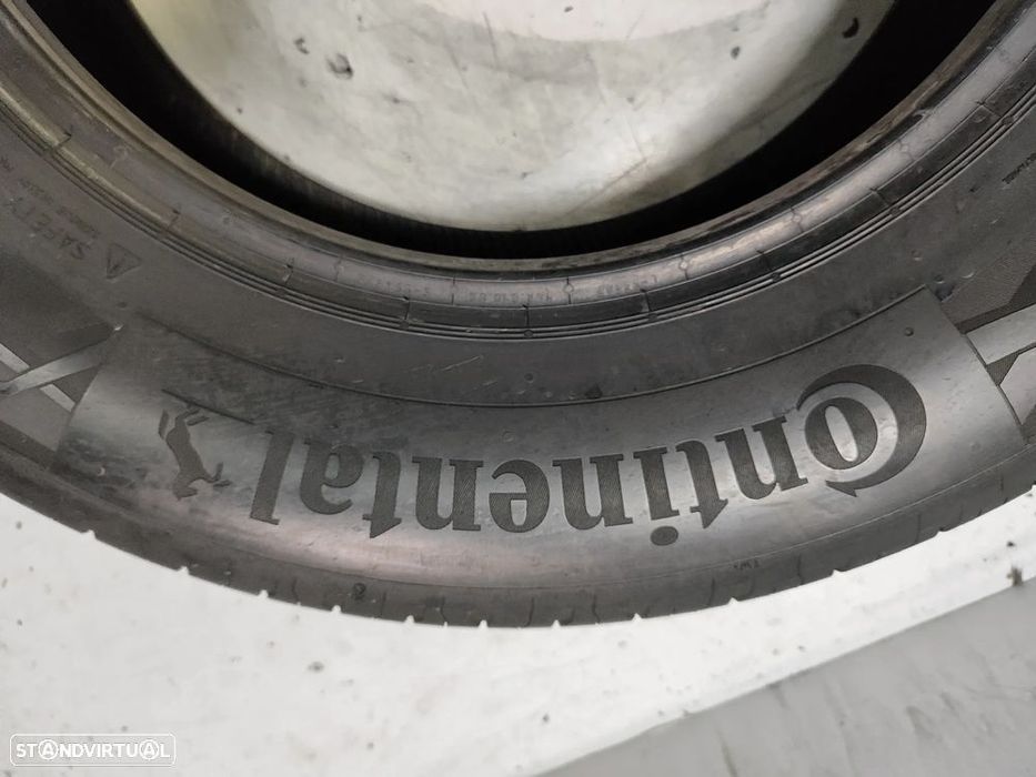 2 pneus semi novos 215-65r16 continental - oferta da entrega 90 euros