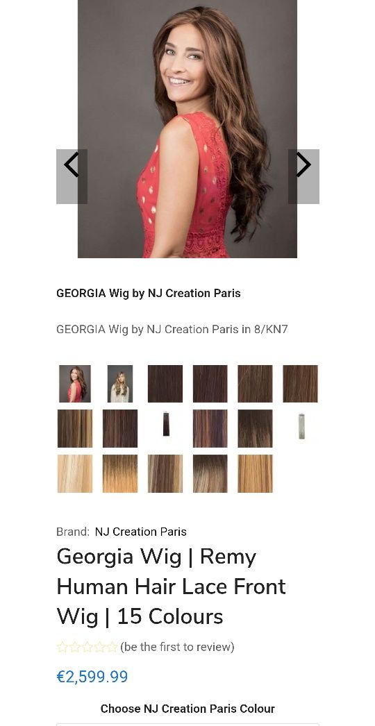Prótese capilar cabelo humano