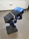 Uchwyt na dwie echosondy 9 do 16 cali, mocne aluminium anodowane