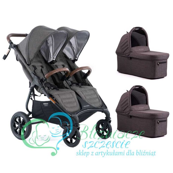 Wózek bliźniaczy Valco Baby Trend Duo Sport 2w1 NOWY