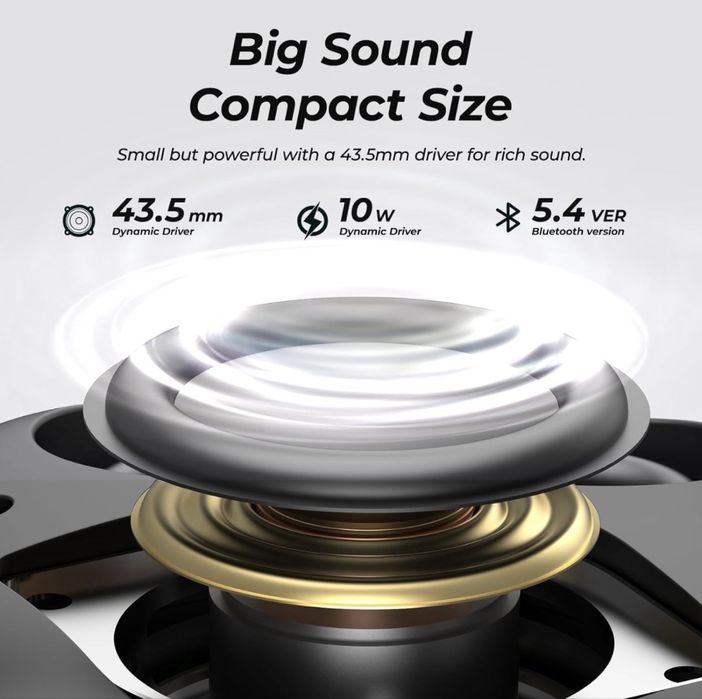 Портативні колонки ціна за 2 шт Tozo pe1 sound go ipx8 10w super bass