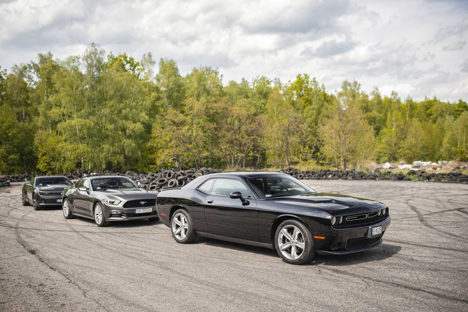 Wynajem aut AMERYKAŃSKICH LOTNISKO PYRZOWICE Mustang Camaro Challenger