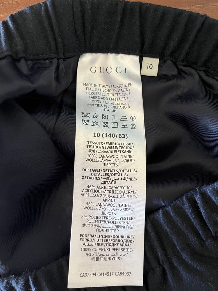 Вовнянi штани  Gucci 10y.