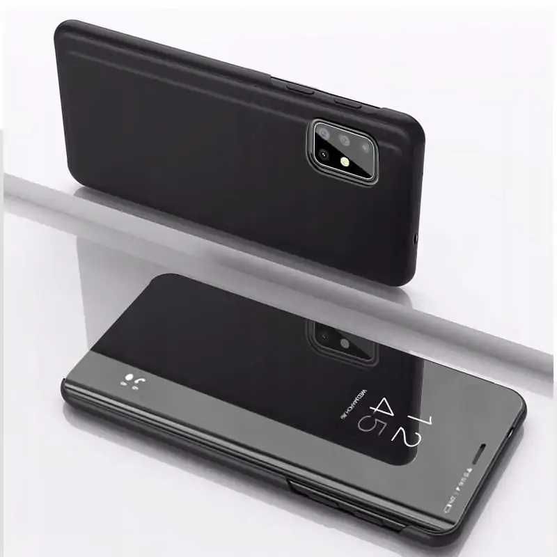 Etui Case Flip Clear View do Samsung Galaxy A51 + Szkło Hartowane